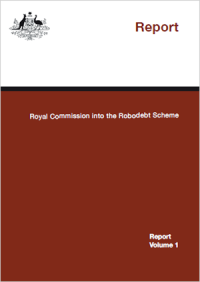 Robodebt report cover