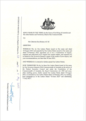 Robodebt Letters Patent Cover