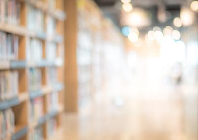 Photo of library stacks